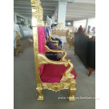 hotel furniture gold frame wood king queen throne